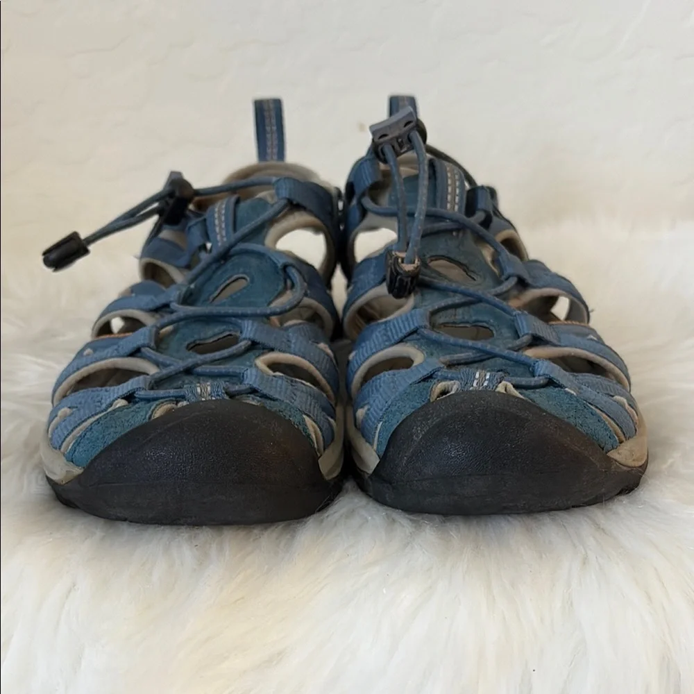 KEEN kids Blue Outdoor Sandals. 4
